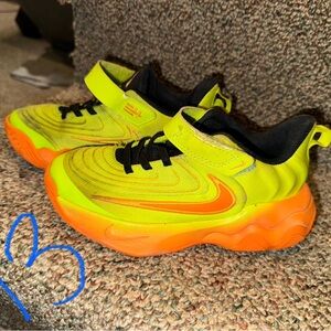 Nike Kids' Bright Yellow and Orange Sneakers